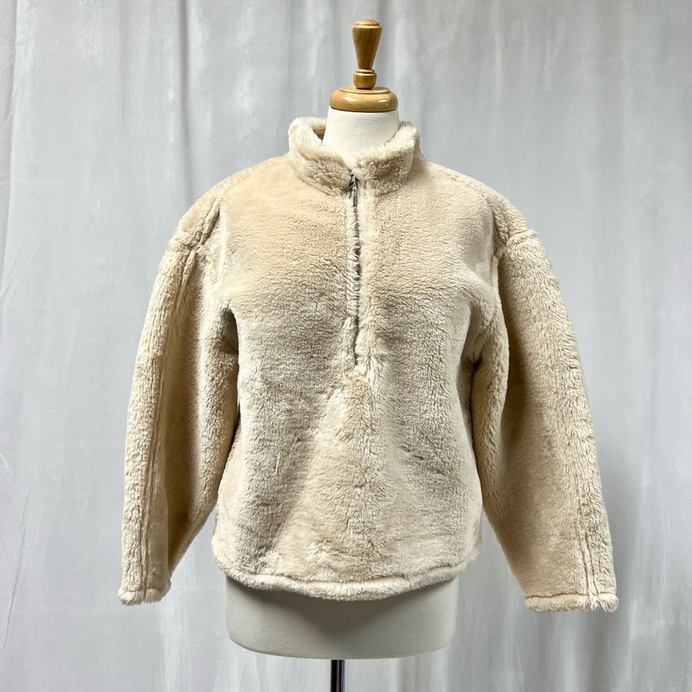 Brand New Jason Wu Women's Cream Fleece Jacket Size S